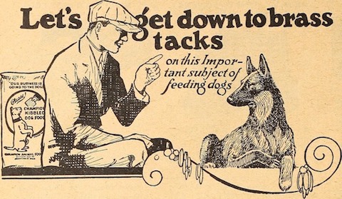 old dog food advert